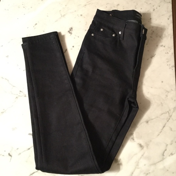 Earnest Sewn Blake High Rise Skinny Jean Raw Blue - Picture 1 of 5